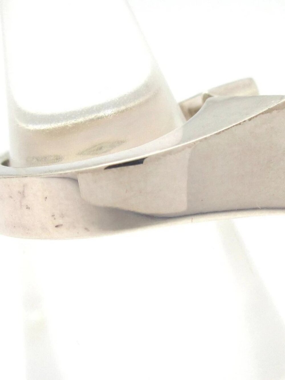 HERMES Clou de Forge Silver 2******** Ring - Picture 2 of 7
